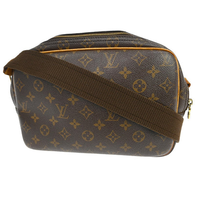 Louis Vuitton Reporter Bag Monogram Canvas Brown Canvas Shoulder Bag Bag (   )
