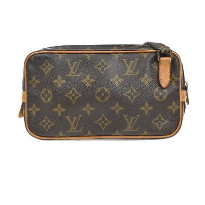 Louis Vuitton Pochette Marly Bandouliere Bag Monogram Canvas Brown Canvas Shoulder Bag Bag (   )
