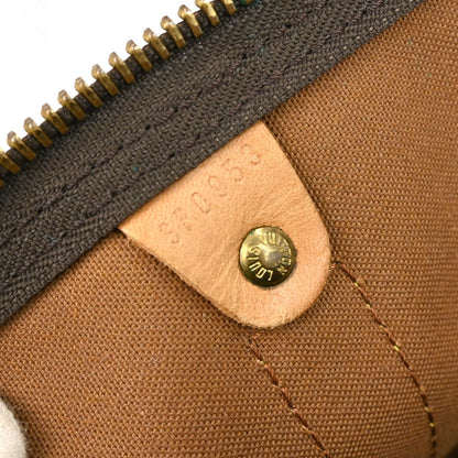 Louis Vuitton Keepall Bag Monogram Canvas Brown Canvas Travel Bag Bag (   )