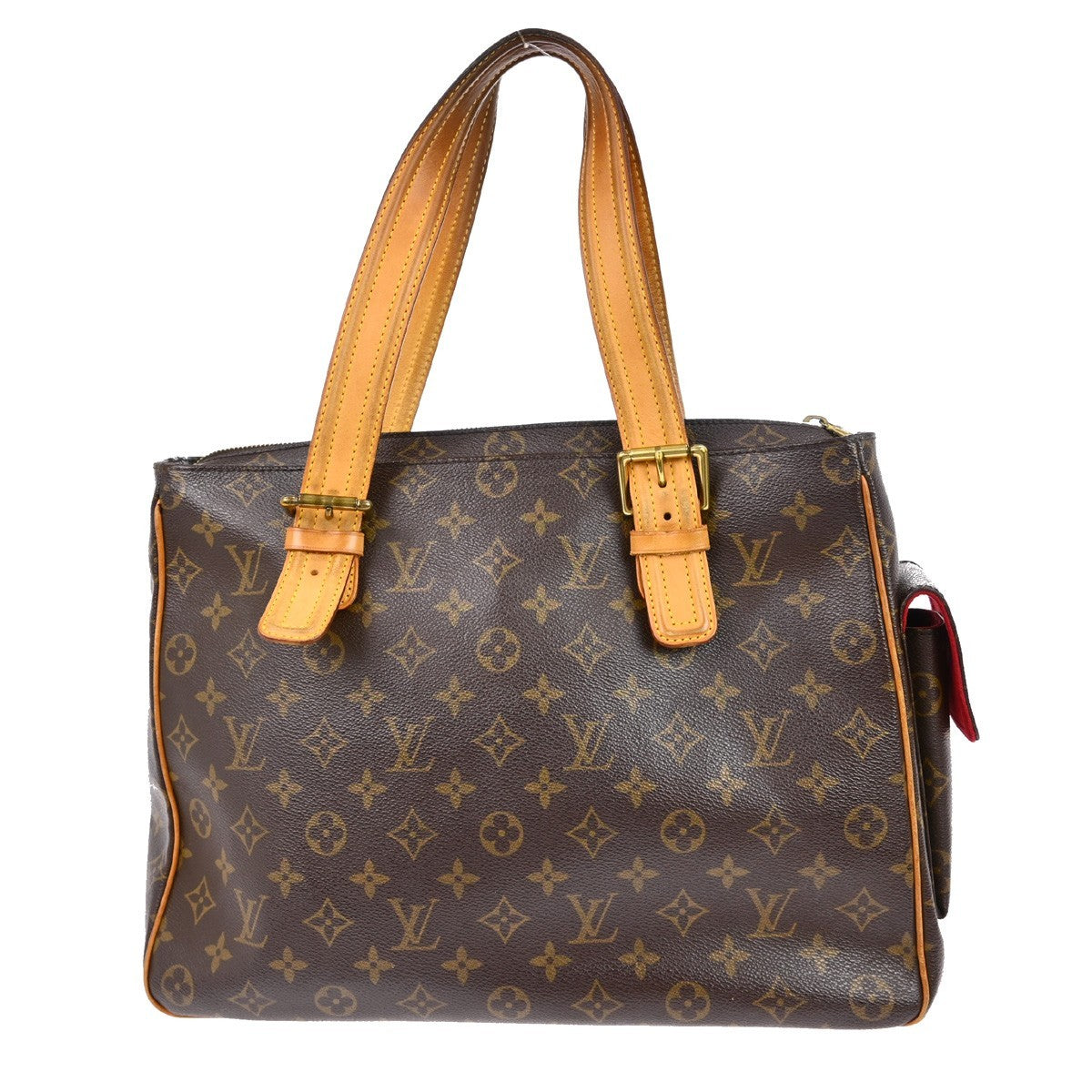 Louis Vuitton Multipli Cite Handbag Monogram Canvas Brown Canvas Shoulder Bag Bag (   )