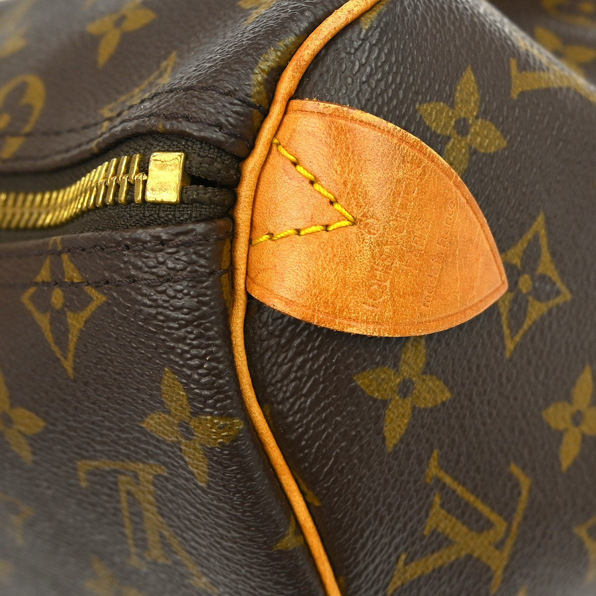 Louis Vuitton Keepall Bag Monogram Canvas Brown Canvas Travel Bag Bag (   )