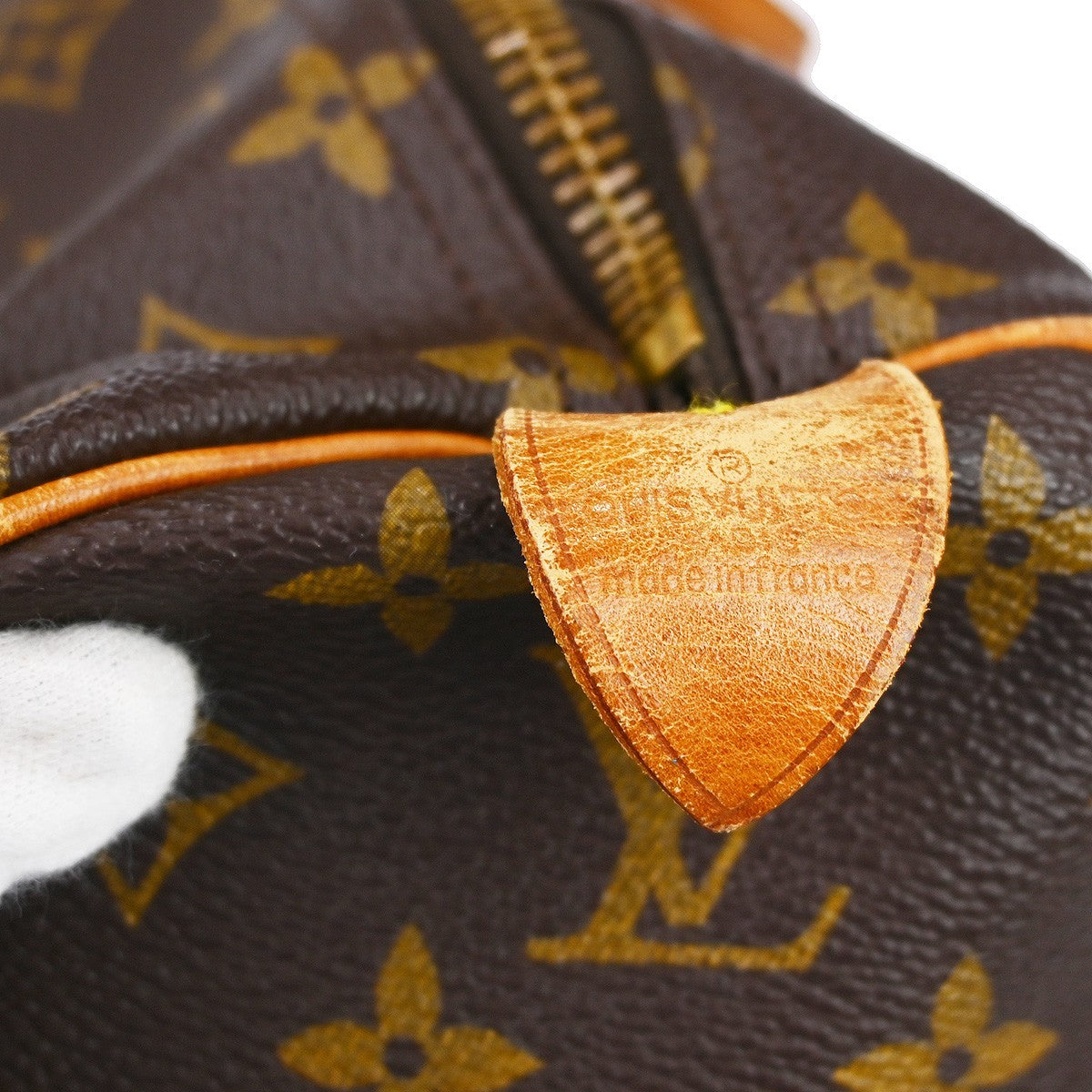 Louis Vuitton Keepall Bag Monogram Canvas Brown Canvas Travel Bag Bag (   )