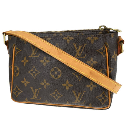 Louis Vuitton Viva Cite Handbag Monogram Canvas Brown Canvas Shoulder Bag Bag (   )