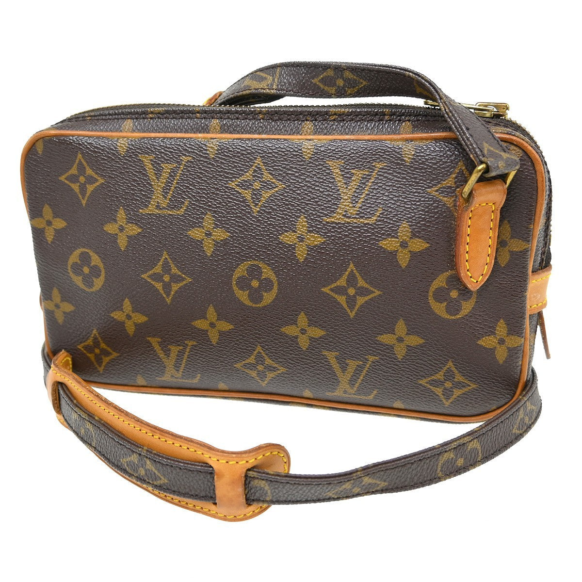 Louis Vuitton Pochette Marly Bandouliere Bag Monogram Canvas Brown Canvas Shoulder Bag Bag (   )