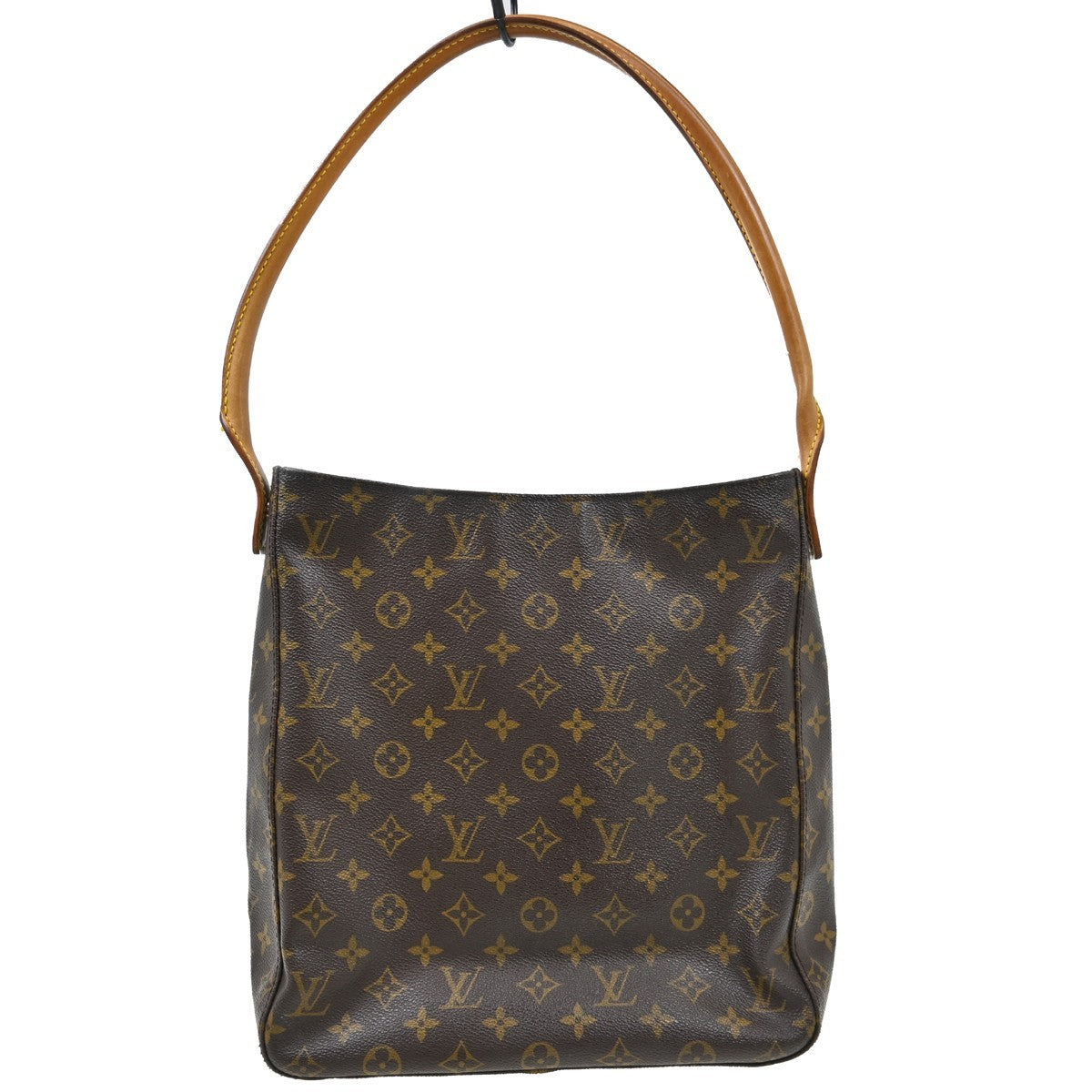 Louis Vuitton Monogram Looping Handbag Monogram Canvas Brown Canvas Shoulder Bag Bag (   )