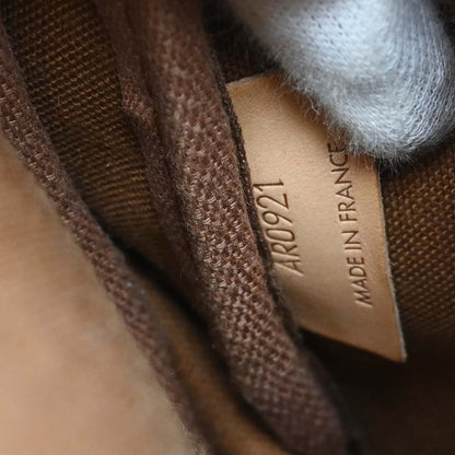Louis Vuitton Saumur Handbag Monogram Canvas Brown Canvas Shoulder Bag Bag (   )