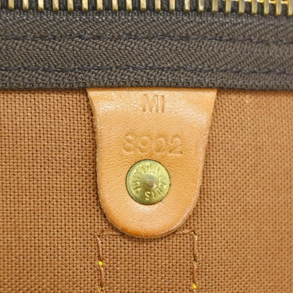 Louis Vuitton Keepall Bag Monogram Canvas Brown Canvas Travel Bag Bag (   )