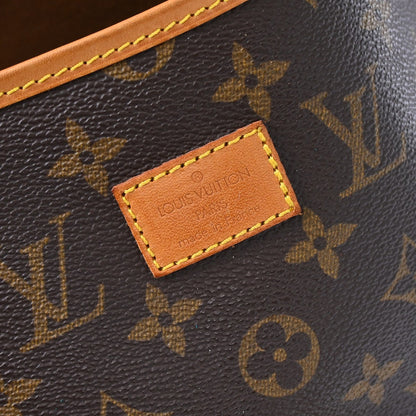 Louis Vuitton Saumur Handbag Monogram Canvas Brown Canvas Shoulder Bag Bag (   )