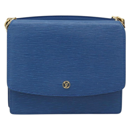 Louis Vuitton Grenelle Shoulder Bag Epi Leather Blue Leather Shoulder Bag Bag (   )