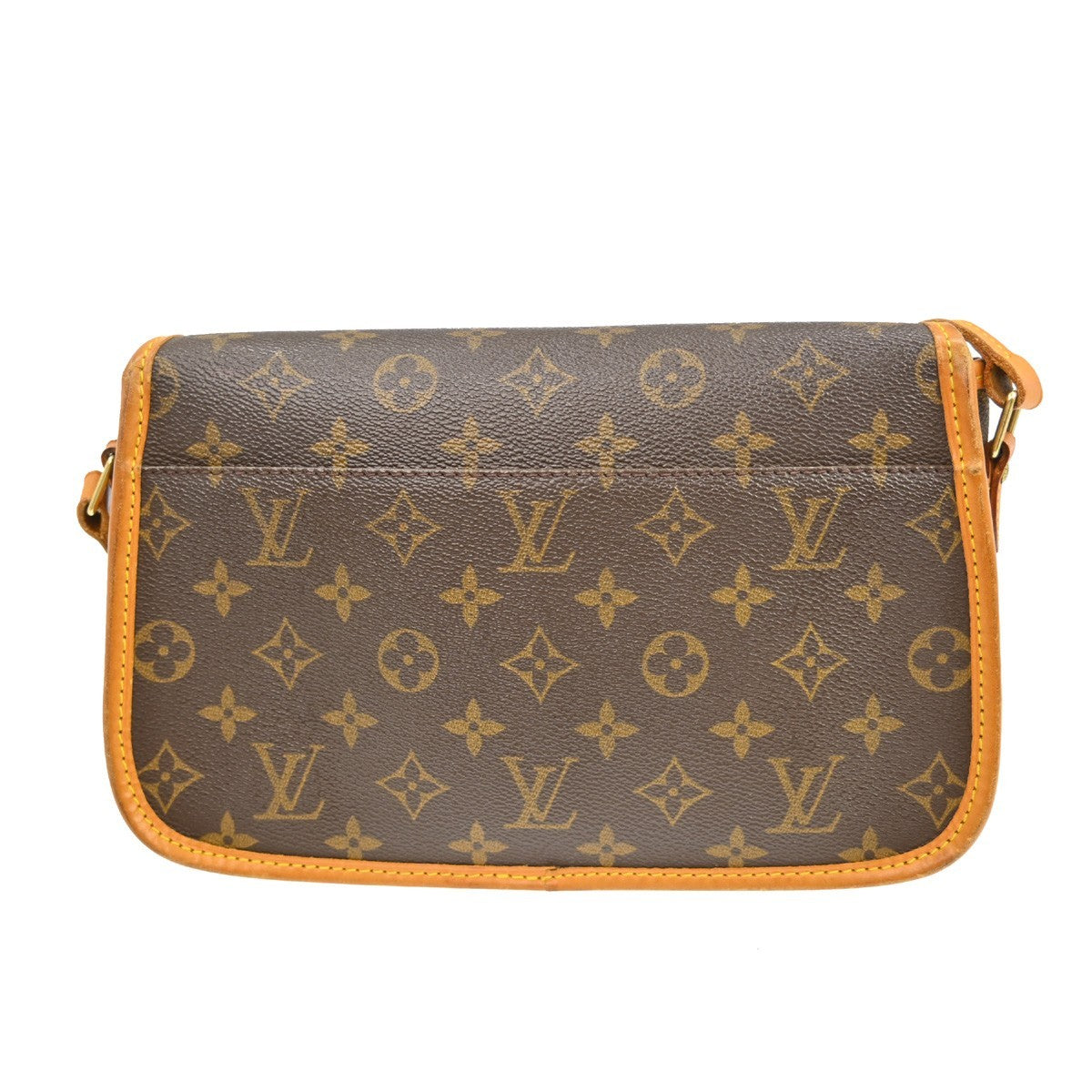 Louis Vuitton Sologne Handbag Monogram Canvas Brown Canvas Shoulder Bag Bag (   )