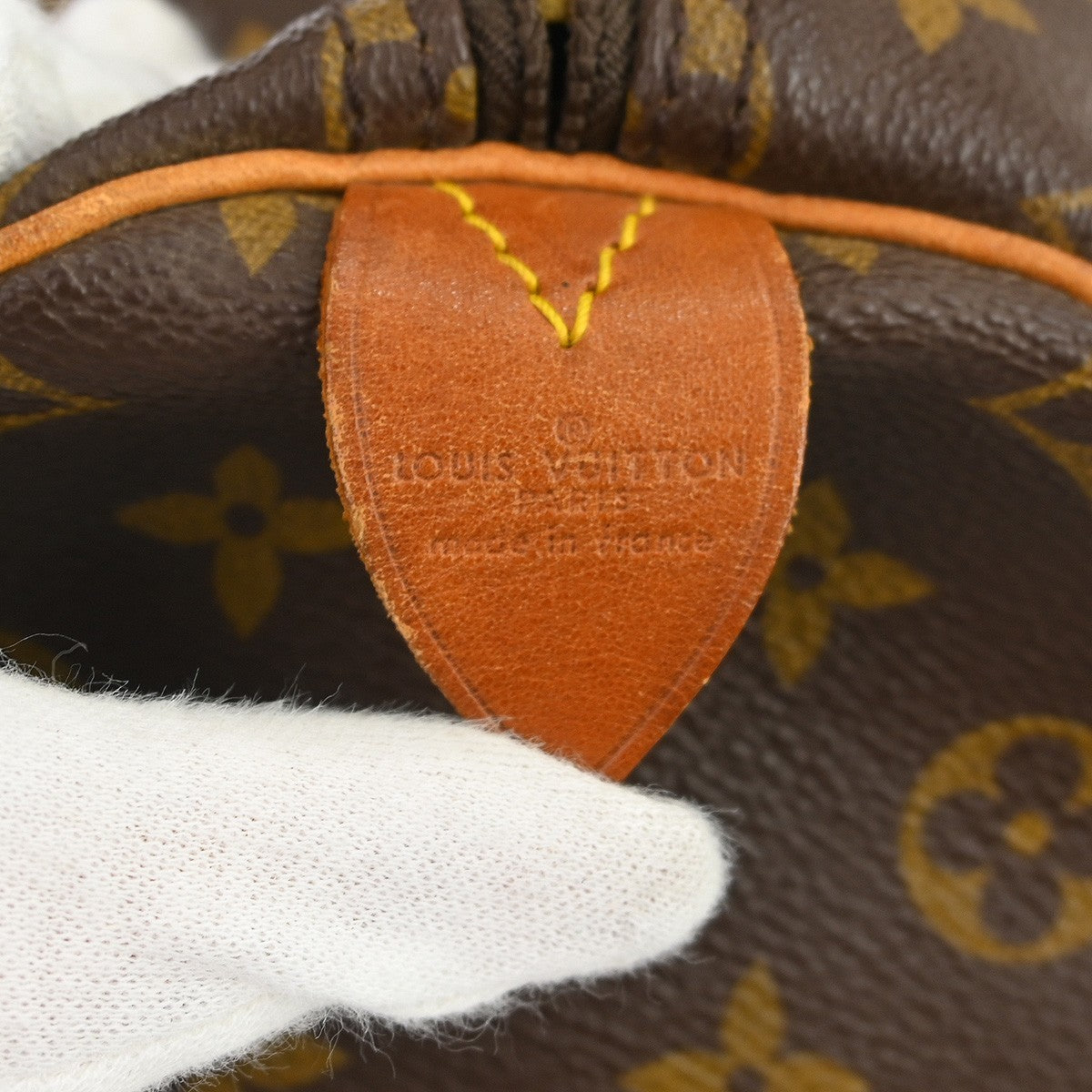 Louis Vuitton Keepall Bag Monogram Canvas Brown Canvas Travel Bag Bag (   )