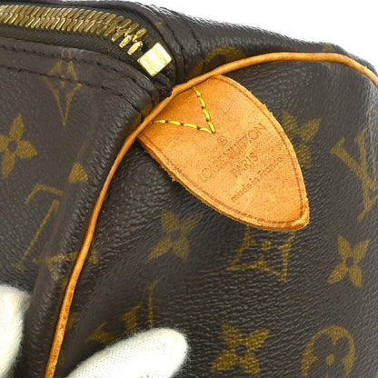 Louis Vuitton Keepall Bag Monogram Canvas Brown Canvas Travel Bag Bag (   )
