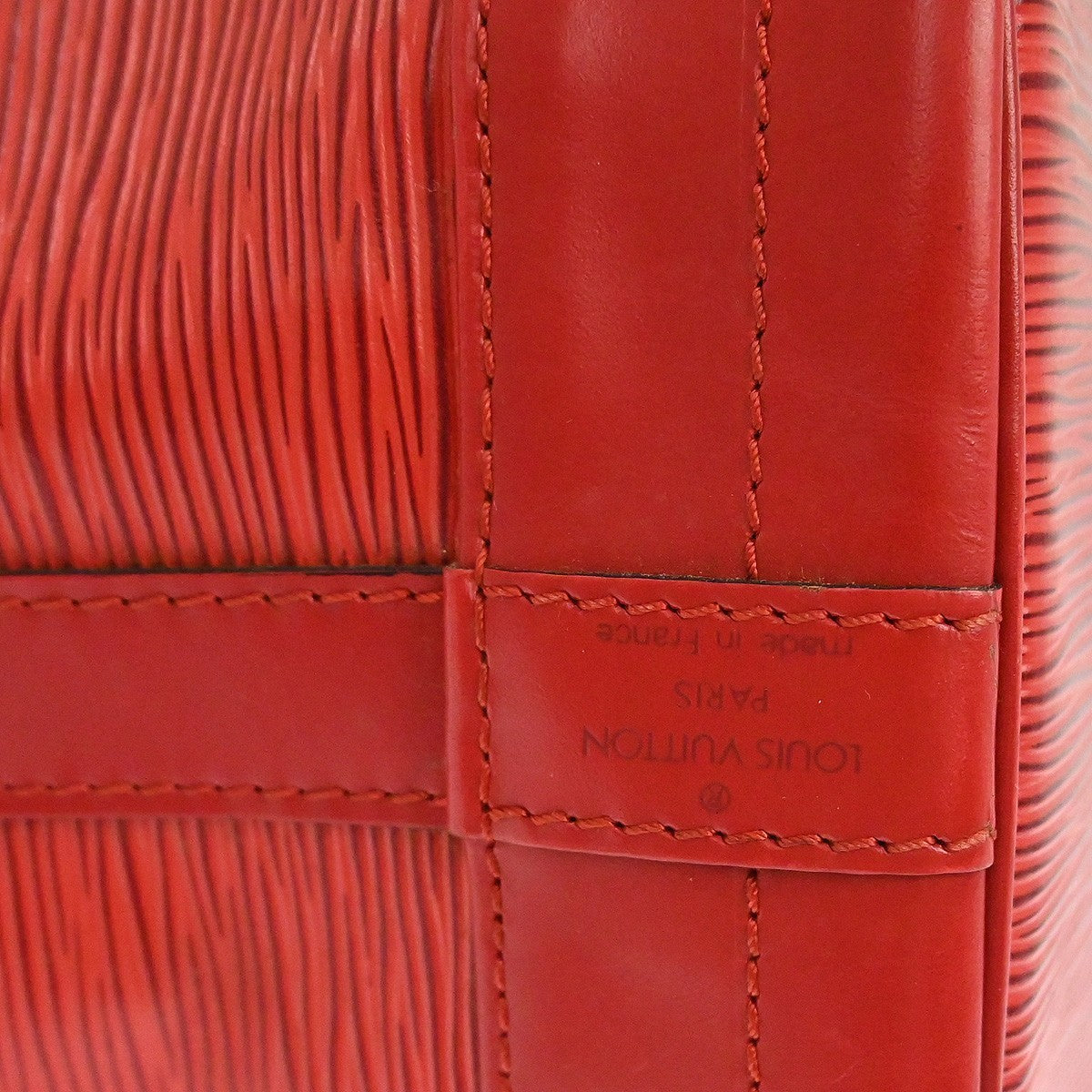 Louis Vuitton Noe Handbag Epi Leather Red Leather Shoulder Bag Bag (   )