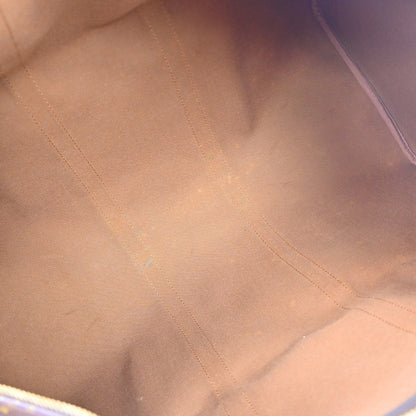 Louis Vuitton Keepall Bag Monogram Canvas Brown Canvas Travel Bag Bag (   )