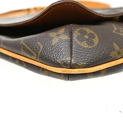 Louis Vuitton Musette Salsa Handbag Monogram Canvas Brown Canvas Shoulder Bag Bag (   )