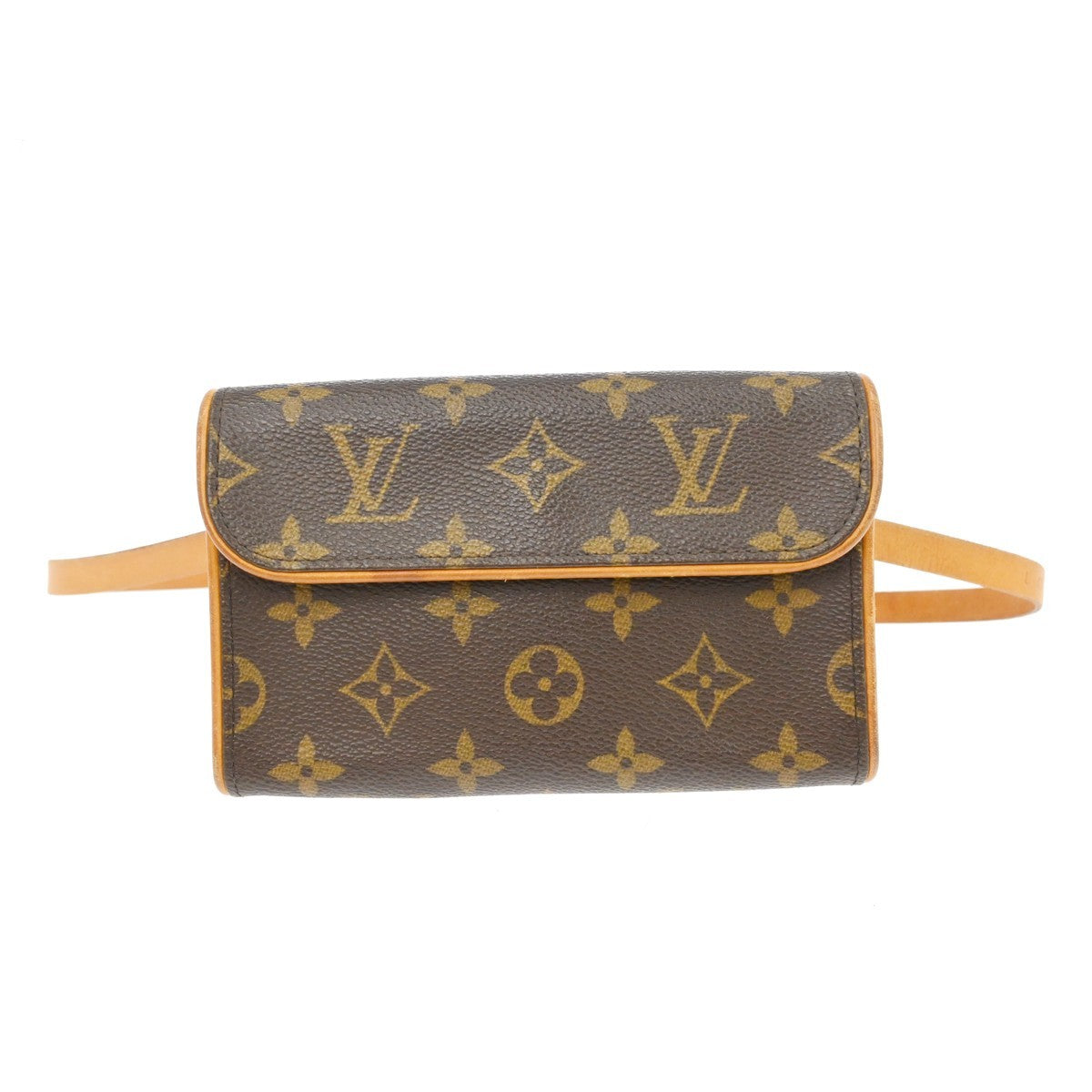 Louis Vuitton Florentine Waist Bag Monogram Canvas Brown Canvas Clutche & Pouche Bag (   )