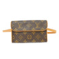 Louis Vuitton Florentine Waist Bag Monogram Canvas Brown Canvas Clutche & Pouche Bag (   )