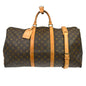 Louis Vuitton Keepall Bandouliere Bag Monogram Canvas Brown Canvas Travel Bag Bag (   )