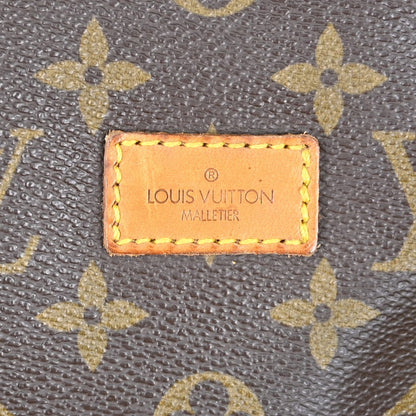 Louis Vuitton Saumur Handbag Monogram Canvas Brown Canvas Shoulder Bag Bag (   )
