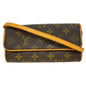 Louis Vuitton Twin Handbag Monogram Canvas Brown Canvas Clutche & Pouche Bag (   )