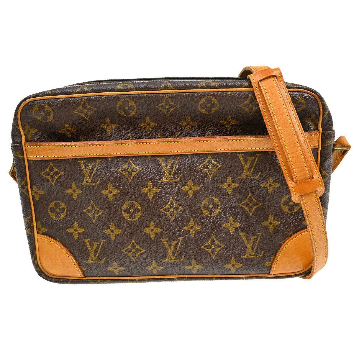Louis Vuitton Trocadero Handbag Monogram Canvas Brown Canvas Shoulder Bag Bag (   )