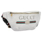 Gucci Logo Belt Bag Printed Leather White Leather Shoulder Bag Bag (   )