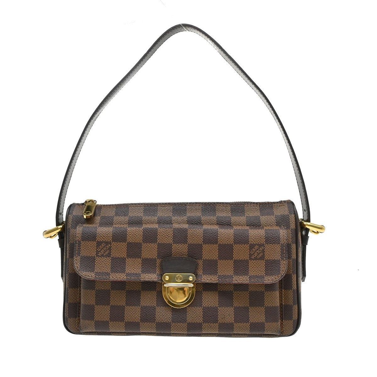 Louis Vuitton Ravello Handbag Damier Brown Canvas Shoulder Bag Bag (   )