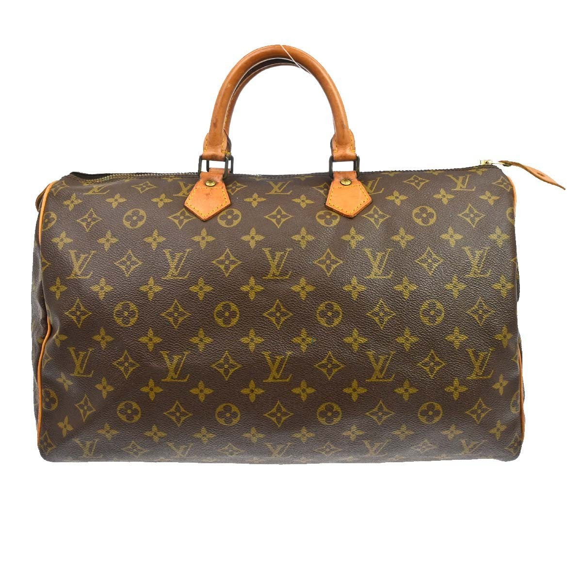 Louis Vuitton Speedy Handbag Monogram Canvas Brown Canvas Handbag (   )