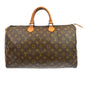 Louis Vuitton Speedy Handbag Monogram Canvas Brown Canvas Handbag (   )