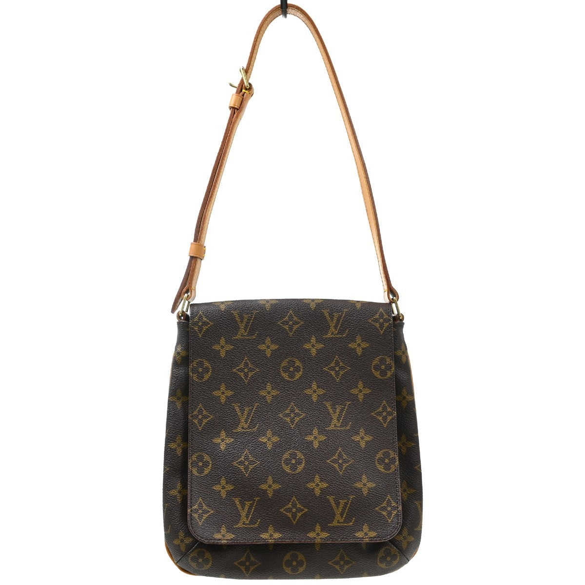 Louis Vuitton Musette Salsa Handbag Monogram Canvas Brown Canvas Shoulder Bag Bag (   )