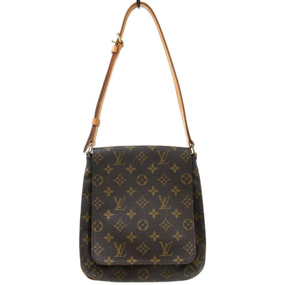 Louis Vuitton Musette Salsa Handbag Monogram Canvas Brown Canvas Shoulder Bag Bag (   )