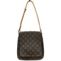Louis Vuitton Musette Salsa Handbag Monogram Canvas Brown Canvas Shoulder Bag Bag (   )