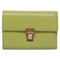 Prada Wallet Green Leather Wallets Accessory (   )