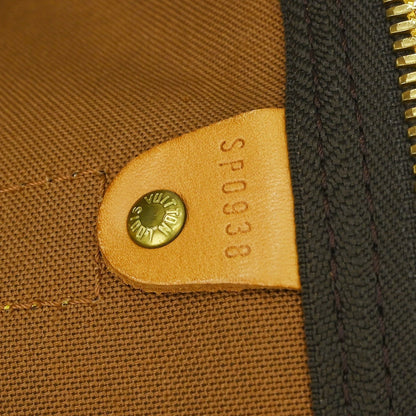Louis Vuitton Keepall Bag Monogram Canvas Brown Canvas Travel Bag Bag (   )