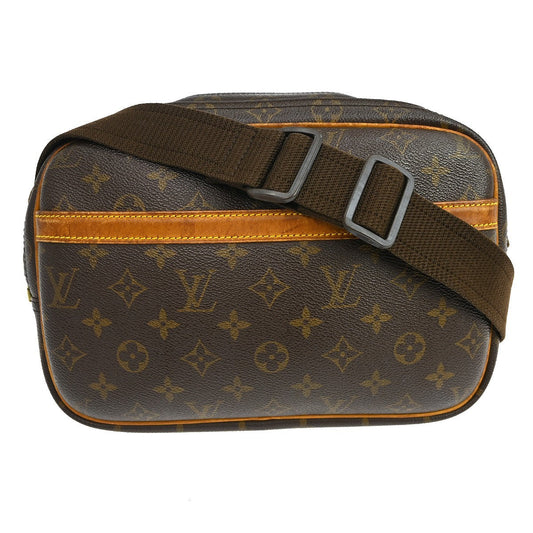 Louis Vuitton Reporter Bag Monogram Canvas Brown Canvas Shoulder Bag Bag (   )