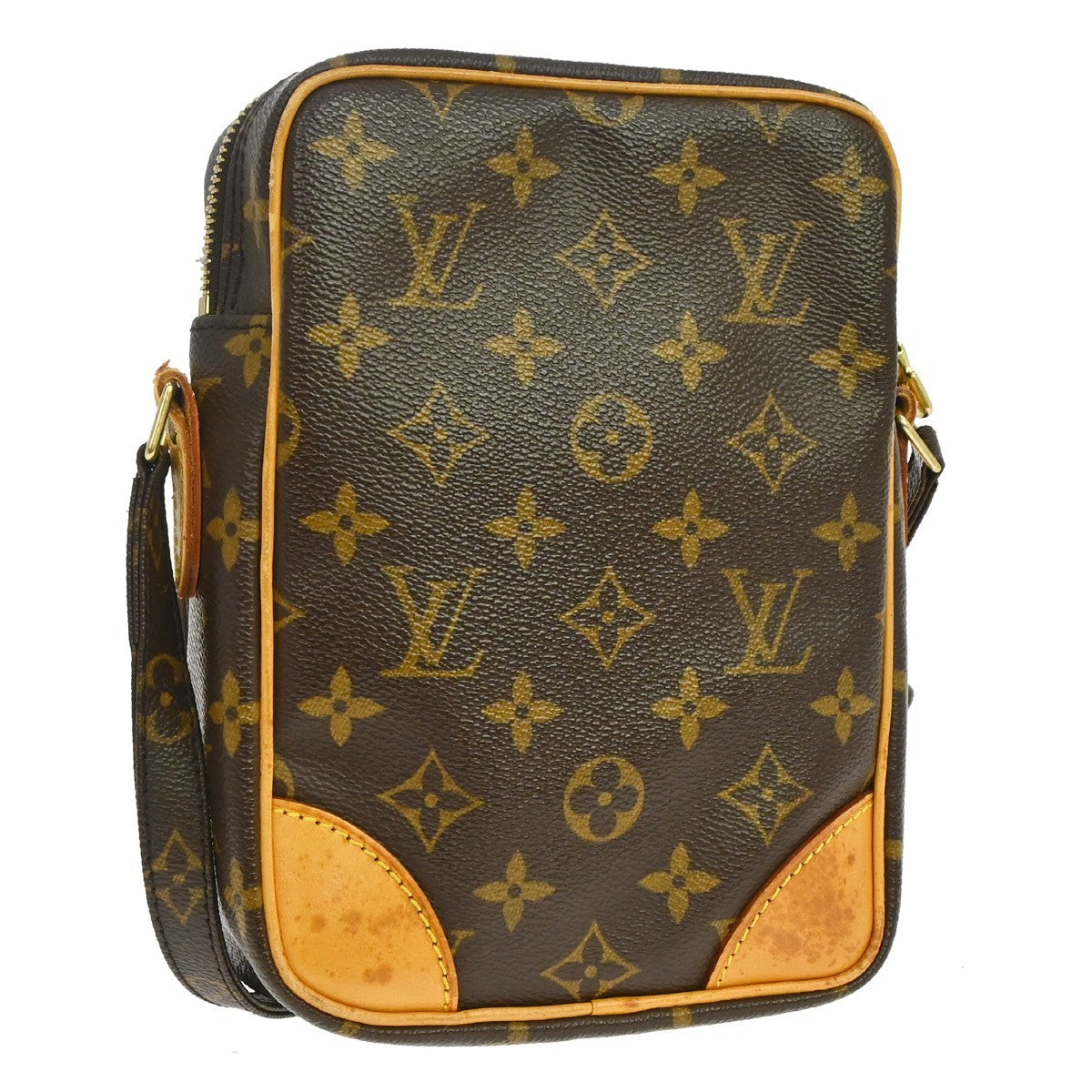 Louis Vuitton Amazone Bag Monogram Canvas Brown Canvas Crossbody Bag Bag (   )