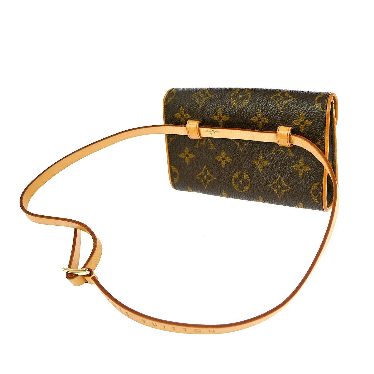 Louis Vuitton Florentine Waist Bag Monogram Canvas Brown Canvas Clutche & Pouche Bag (   )