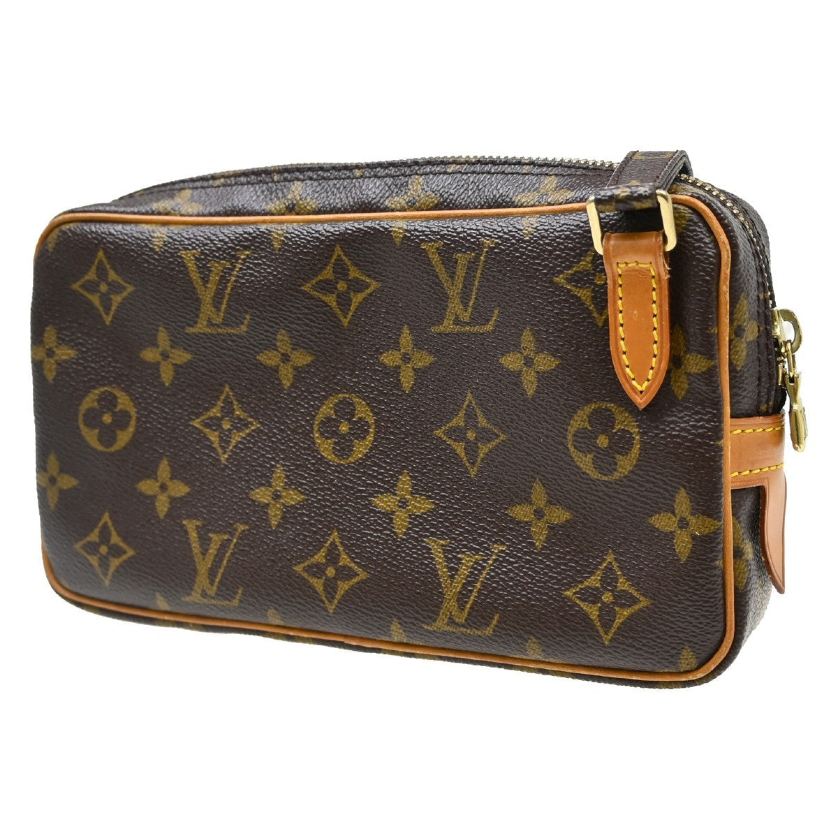 Louis Vuitton Pochette Marly Bandouliere Bag Monogram Canvas Brown Canvas Shoulder Bag Bag (   )