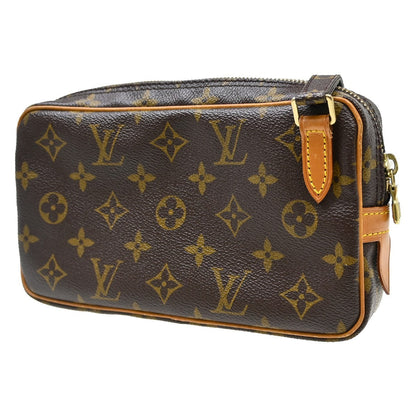 Louis Vuitton Pochette Marly Bandouliere Bag Monogram Canvas Brown Canvas Shoulder Bag Bag (   )