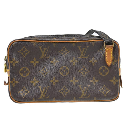 Louis Vuitton Pochette Marly Bandouliere Bag Monogram Canvas Brown Canvas Shoulder Bag Bag (   )