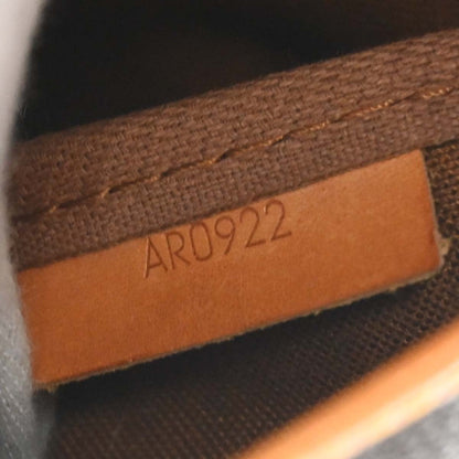 Louis Vuitton Saumur Handbag Monogram Canvas Brown Canvas Shoulder Bag Bag (   )