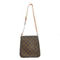 Louis Vuitton Musette Salsa Handbag Monogram Canvas Brown Canvas Shoulder Bag Bag (   )