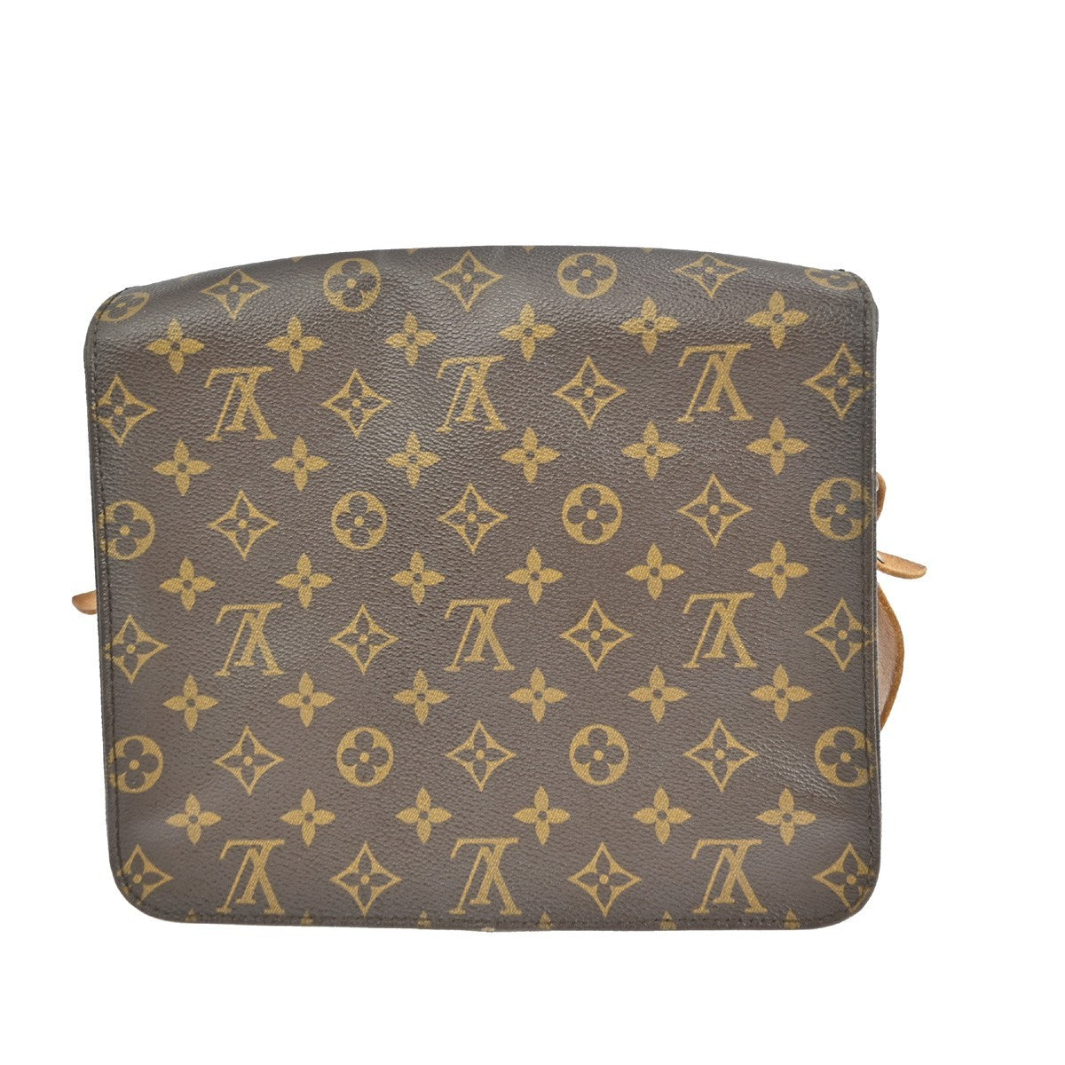 Louis Vuitton Cartouchiere Handbag Monogram Canvas Brown Canvas Shoulder Bag Bag (   )