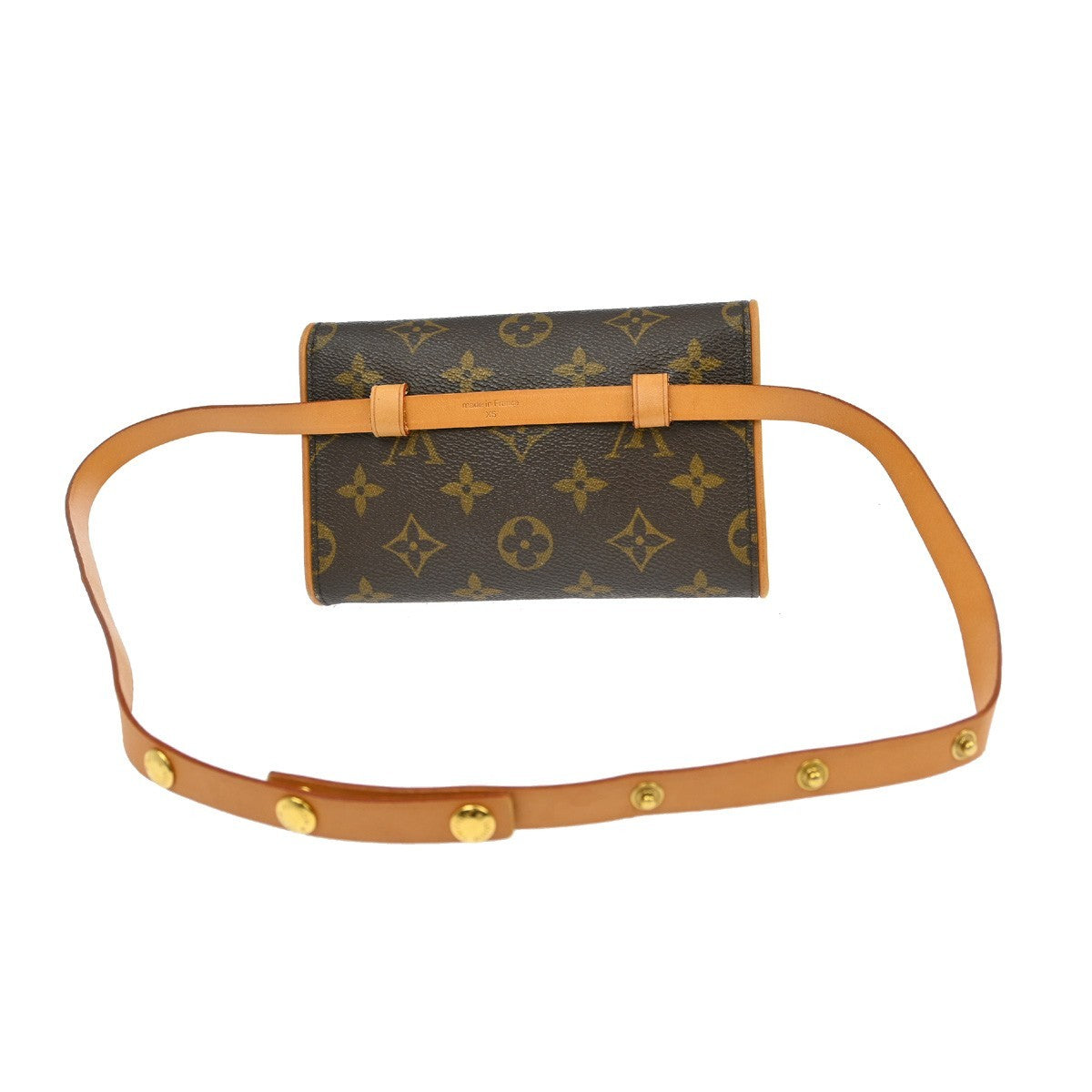 Louis Vuitton Florentine Waist Bag Monogram Canvas Brown Canvas Clutche & Pouche Bag (   )