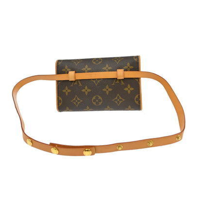 Louis Vuitton Florentine Waist Bag Monogram Canvas Brown Canvas Clutche & Pouche Bag (   )