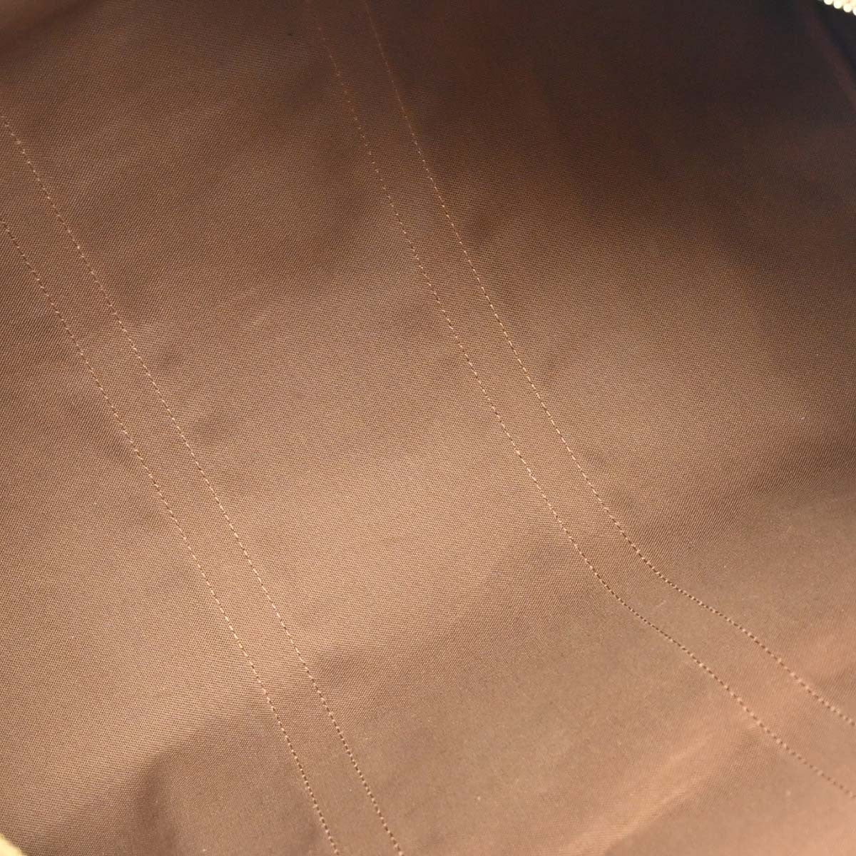 Louis Vuitton Keepall Bag Monogram Canvas Brown Canvas Travel Bag Bag (   )