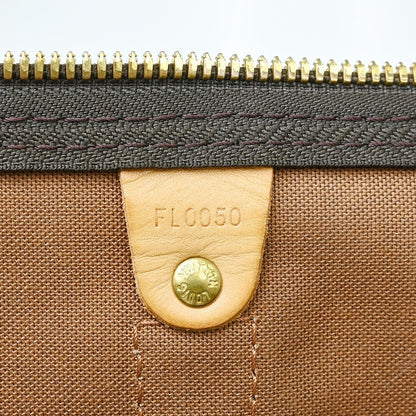 Louis Vuitton Keepall Bag Monogram Canvas Brown Canvas Travel Bag Bag (   )