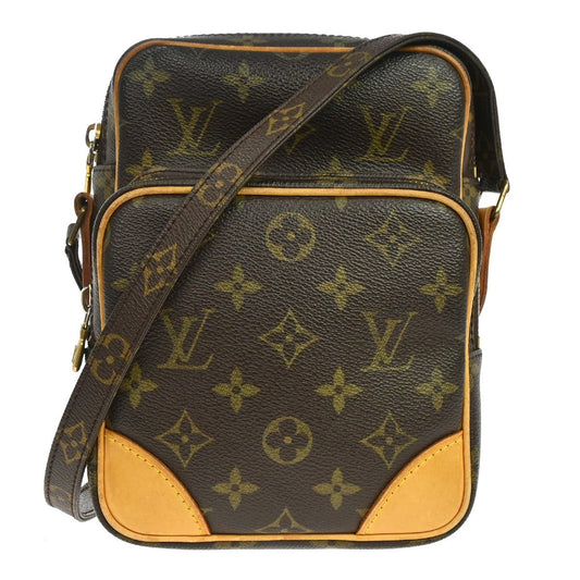 Louis Vuitton Amazone Bag Monogram Canvas Brown Canvas Shoulder Bag Bag (   )