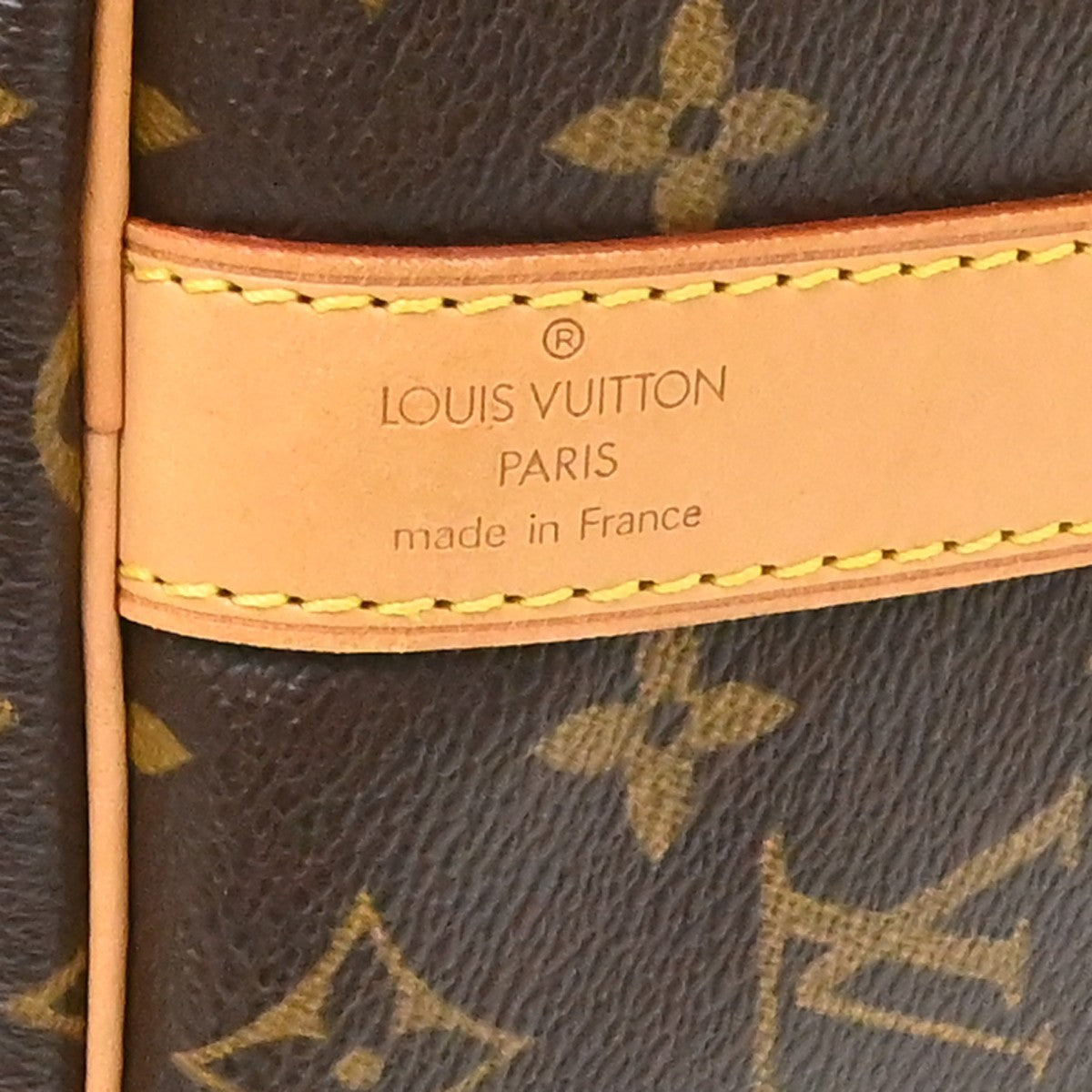Louis Vuitton Keepall Bandouliere Bag Monogram Canvas Brown Canvas Travel Bag Bag (   )