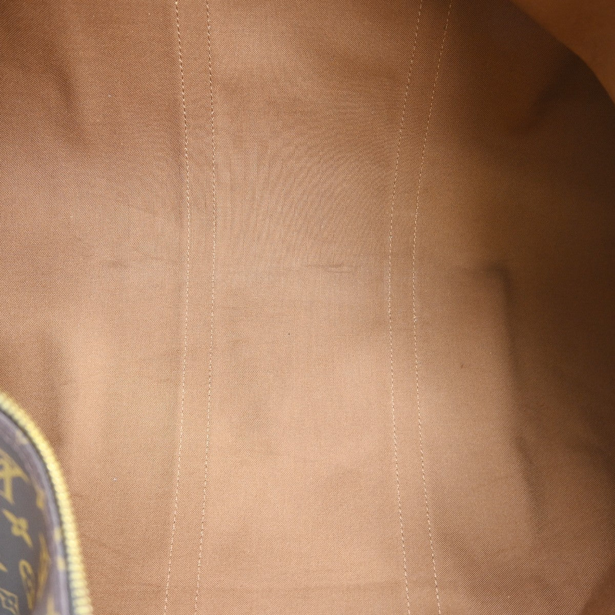 Louis Vuitton Keepall Bag Monogram Canvas Brown Canvas Travel Bag Bag (   )